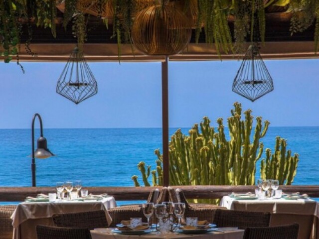 Sea view from Tikitano Beach Restaurant, Estepona