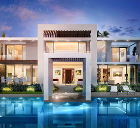 Villas sur plan