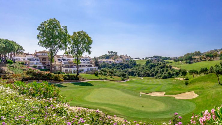 Blue skies and green golf views to La Cala Golf Resort & Spa, Mijas Costa, Spain