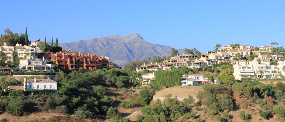 Marvelous mountain views of Los Almendros in the surroundings of Benahavís, Southern Spain